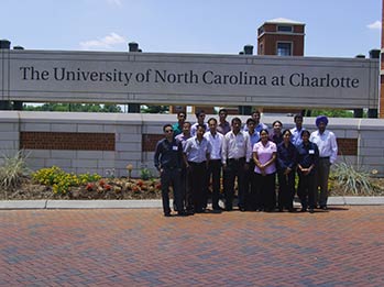 Students hosted by the The University of North Carolina at Charlotte, USA