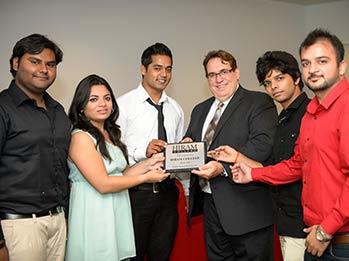 Students hosted by the Hiram College, USA