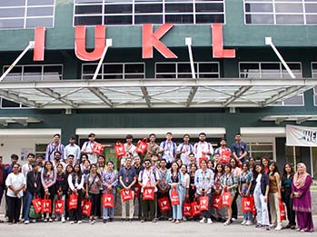 Students hosted by Infrastructure University Kuala Lumpur, Malaysia