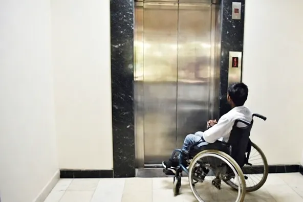 Lifts across the campus