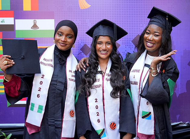LPU alumni in graduation gowns