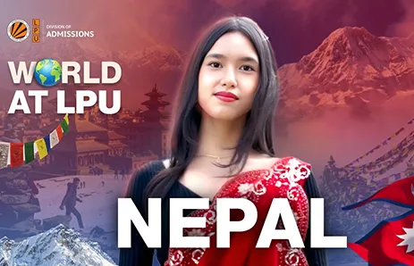 LPU international student from Nepal