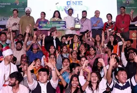 Students of Ghana performed their traditional dance during the
                                        procession - LPU