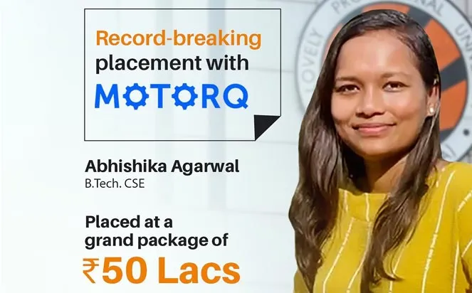 Abhishika Agarwal LPU Placement
