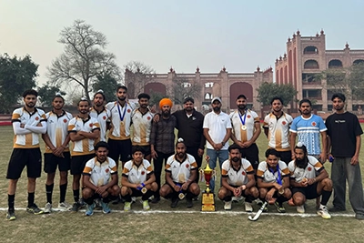 LPU’s men’s hockey team secured the runners-up trophy at the 2nd Harcharan Singh Sandhu Memorial Gold Cup in Amritsar