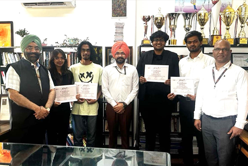 LPU students got 3rd Position at the Technex Game Jam Event