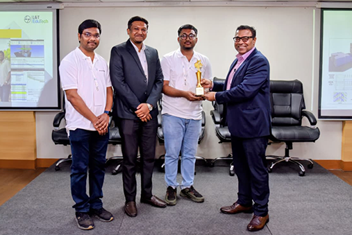 LPU student won Top Performer Excellence Award BIM Contest 2025