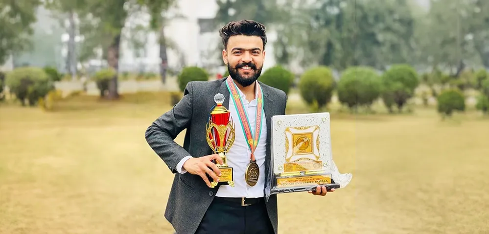 Abhinav Kumar at Inter University Youth Festival
