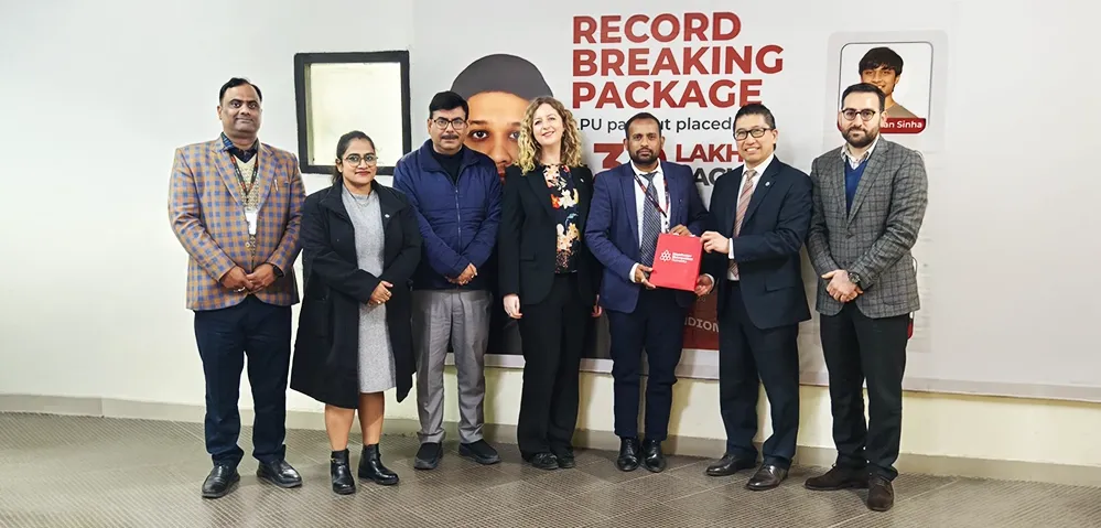 Delegates from a leading UK university at LPU