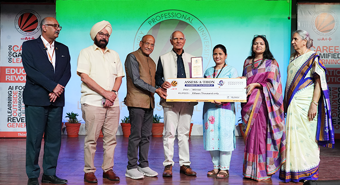 Overall Winner Trophy’ at Assess-a-Thon 2026 at LPU