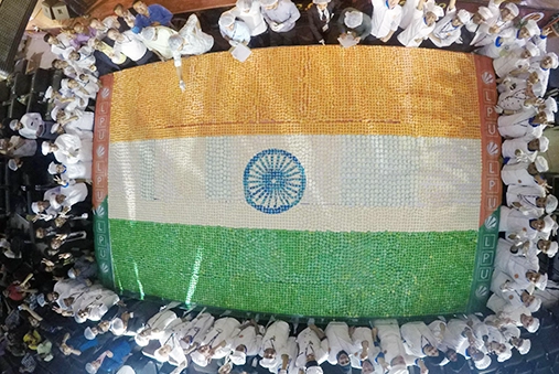 Guinness World Record for the largest display of macarons at LPU