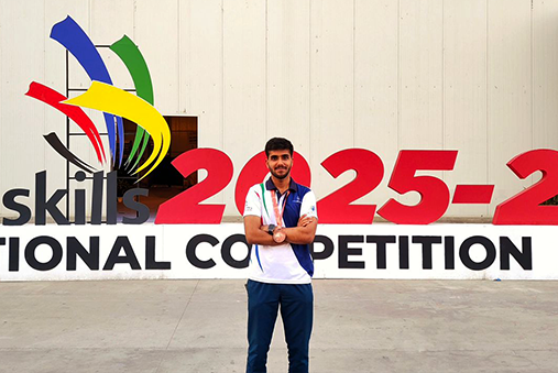 LPU student won Bronze Medal at India Skills 2025-26